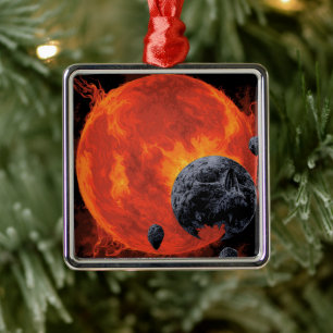 Ornamento De Metal Poster Galáctico, Macs 2129-1.