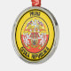 Ornamento De Metal Praga Round Emblem (Lateral)