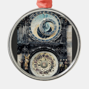 Ornamento De Metal Prague Orloj