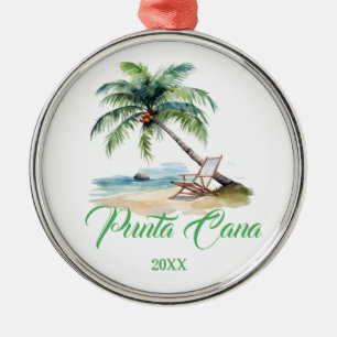 Ornamento De Metal Praia Custom Punta Cana