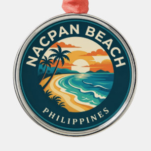 Ornamento De Metal Praia de Nacpan Filipinas