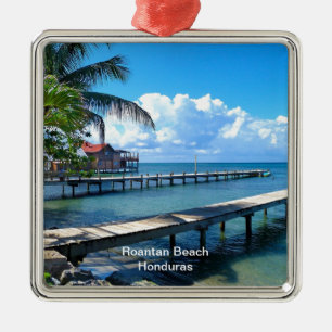Ornamento De Metal Praia de Roantan, Honduras
