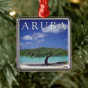 Ornamento De Metal Praia Eagle Caribe, Aruba