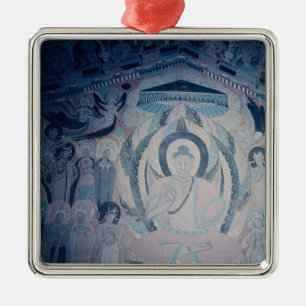 Ornamento De Metal Preaching de Shakyamuni Buddha
