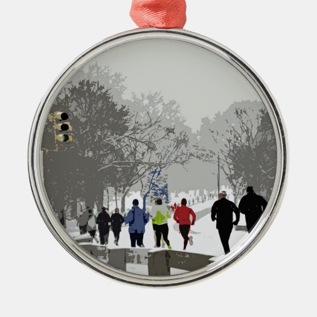 Ornamento De Metal Precipitação para os feriados (Frente)