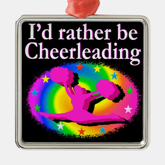 ORNAMENTO DE METAL PREFERENCIALMENTES BE CHEERLEADING (Frente)