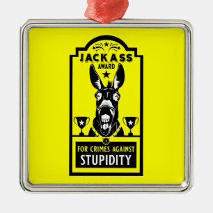 Ornamento De Metal Prêmio de Jackass