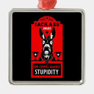 Ornamento De Metal Prêmio de Jackass