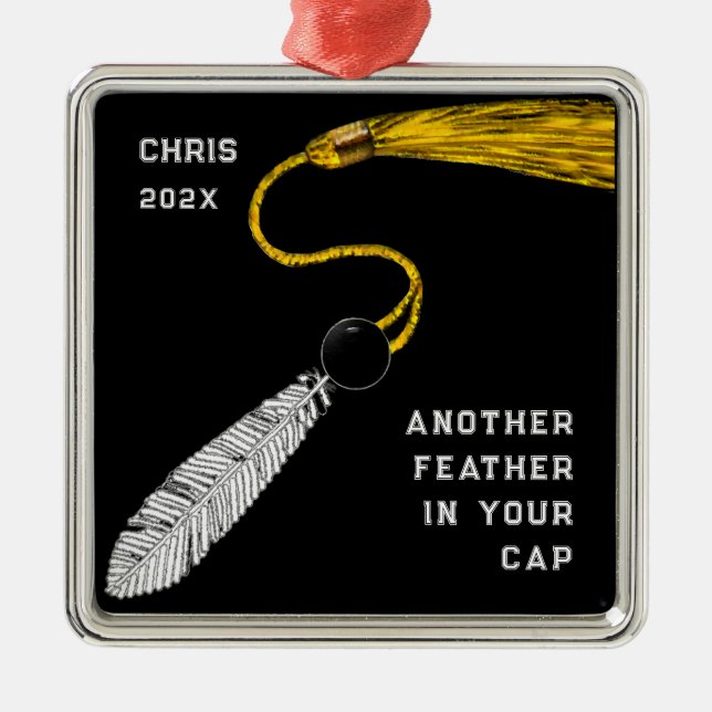 Ornamento De Metal Presente de Manutenção de Graduação (Frente)