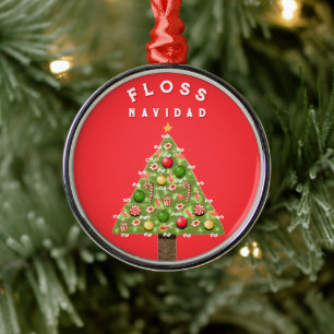 Ornamento De Metal Presente de Natal Dentist