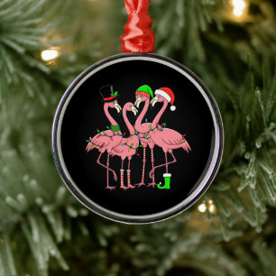 Ornamento De Metal Presente Divertido de Natal para Amante de Flaming
