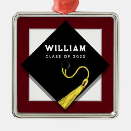 Ornamento De Metal Presente Personalizado de Formatura 2026