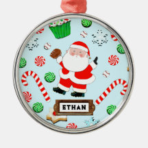 Presente personalizado de Natal de Baseball