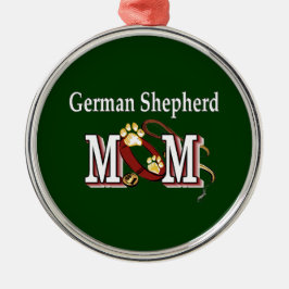 Ornamento De Metal Presentes da Mãe german shepherd