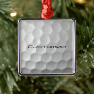 Ornamento De Metal Presentes de Bolas de Golfe Personalizadas da Séri