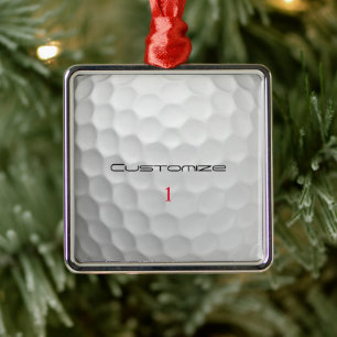 Ornamento De Metal Presentes de Bolas de Golfe Personalizadas da Séri