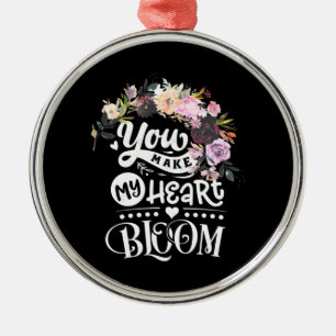 Ornamento De Metal Presentes de Casamento Você Torna Meu Coração