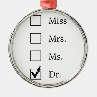 Ornamento De Metal Presentes do PhD para mulheres