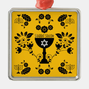 Ornamento De Metal Presentes judeus tradicionais para Shabbat