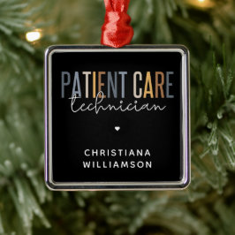 Ornamento De Metal Presentes PCT do Técnico de Cuidados de Doentes Pe