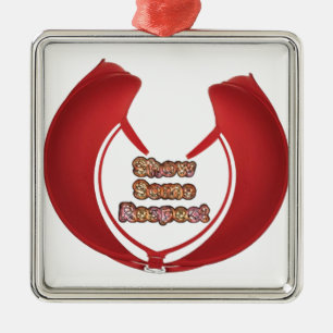 Ornamento De Metal Presentes Retro Red Hakuna Matata mostram algum re