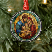 Presépio da Sagrada Família Adorno de Natal