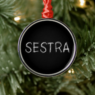 Ornamento De Metal Preto Órfão Helena - Sestra