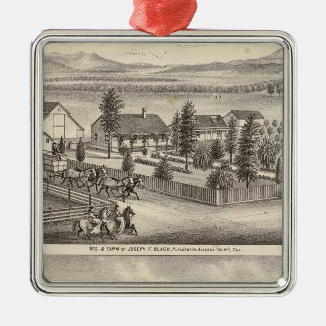 Ornamento De Metal Preto, residências Neal, propriedades (Frente)