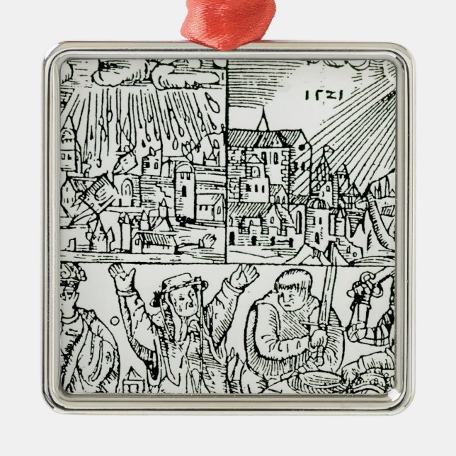 Ornamento De Metal Previsão, 1521 (Frente)