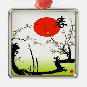 Ornamento De Metal Primavera
