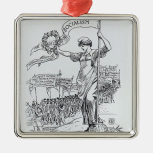 Ornamento De Metal Primeiro de Maio, 1907
