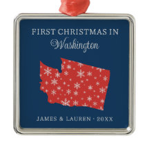 Primeiro Natal de Casal em Washington EUA Estado