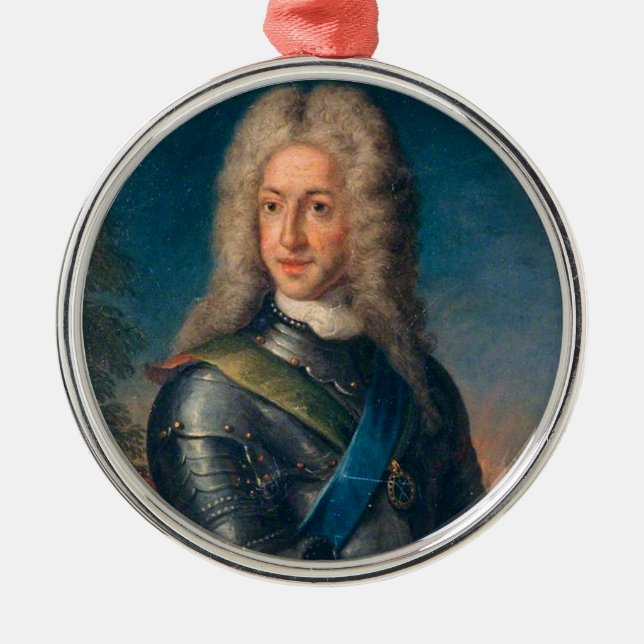 Ornamento De Metal Prince James Edward Francis Stuart (Frente)