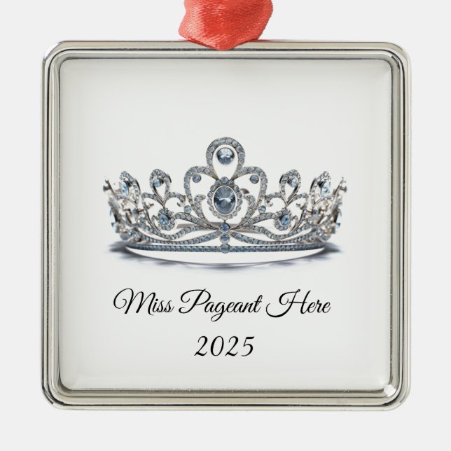 Ornamento De Metal Princess Tiara Ornament (Frente)