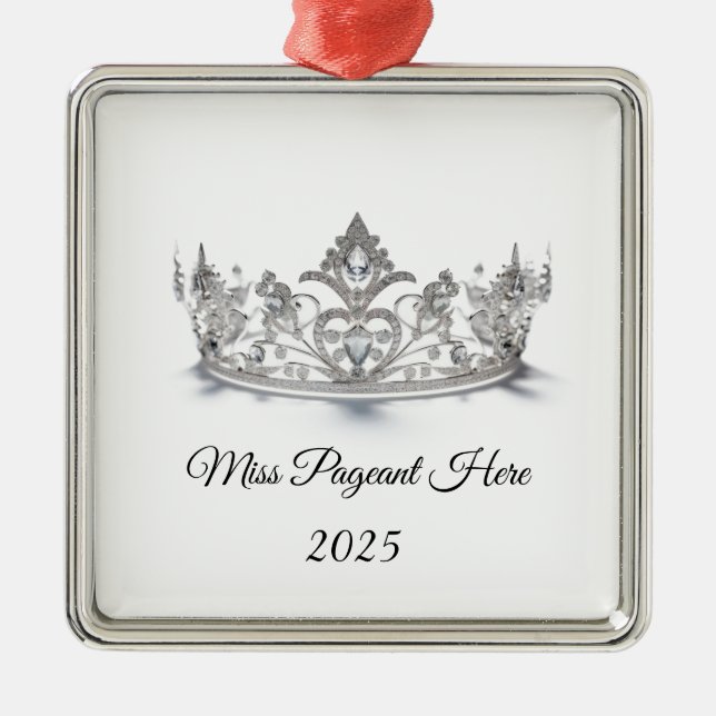 Ornamento De Metal Princess Tiara Ornament (Frente)