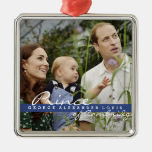 Ornamento De Metal Príncipe George de Kate Middleton