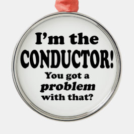 Ornamento De Metal Problema Com Isso - Condutor