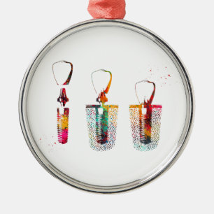 Ornamento De Metal Procedimento do implante dental