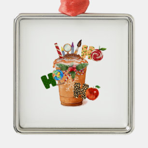 Ornamento De Metal Professor Ho Ho Ho