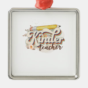 Ornamento De Metal Professor Kinder