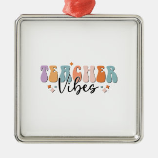 Ornamento De Metal Professora Vibes