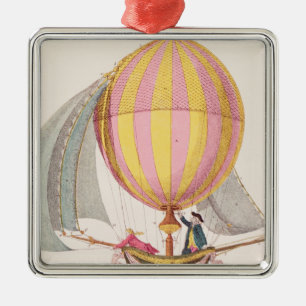 Ornamento De Metal Projete para um dirigible, francês, c.1785