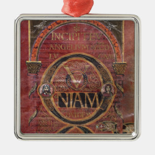 Ornamento De Metal Prologue do evangelho de St Luke