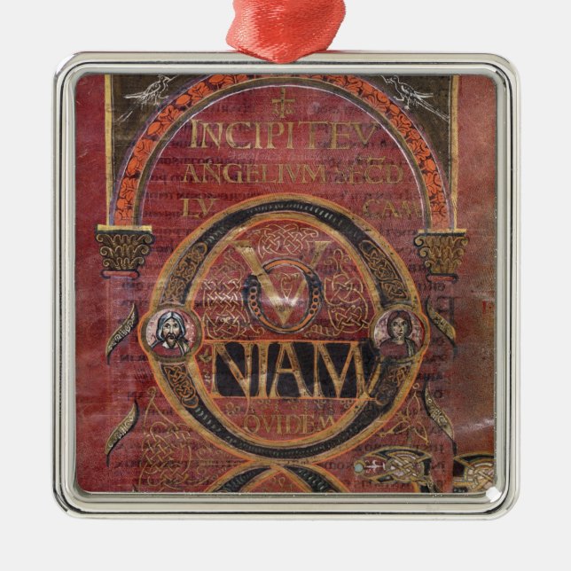 Ornamento De Metal Prologue do evangelho de St Luke (Frente)