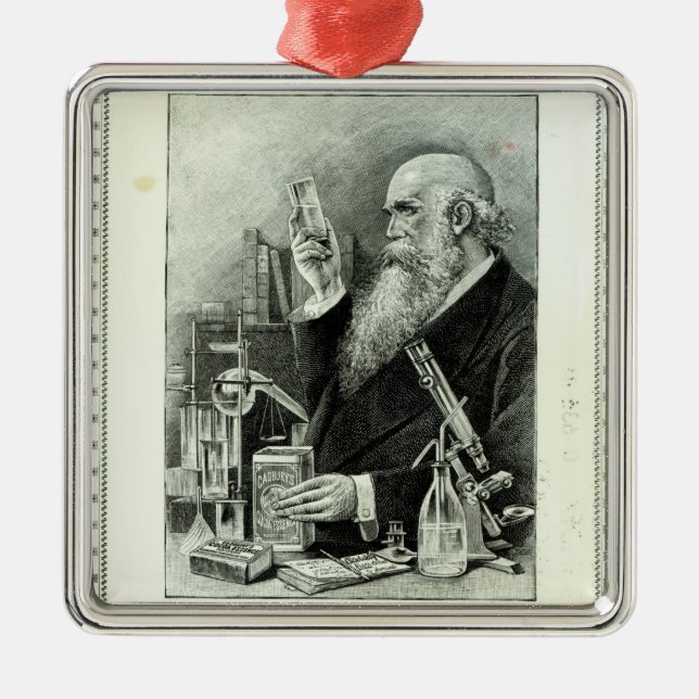 Ornamento De Metal Propaganda para 'o Cocoa de Cadbury (Frente)