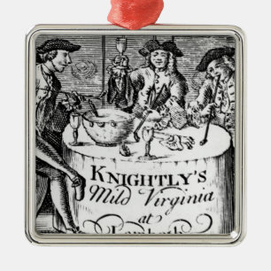 Ornamento De Metal Propaganda para 'Virgínia suave Knightly
