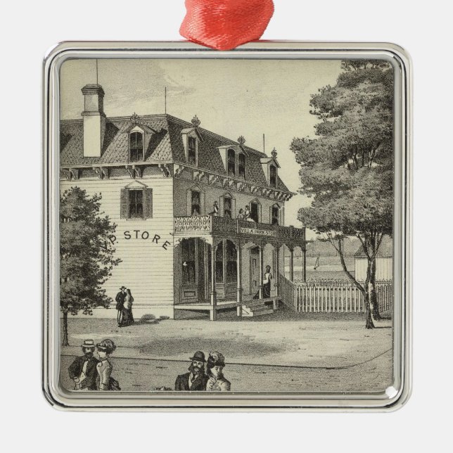 Ornamento De Metal Propriedade de Wm V Reid, Villa Park, NJ (Frente)