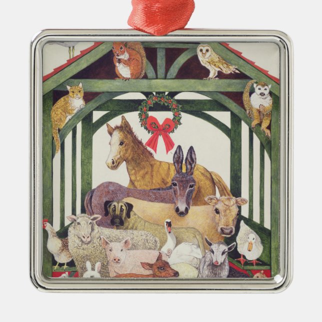 Ornamento De Metal Protegido (Frente)