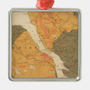 Ornamento De Metal Província da ilha de Nova Escócia do bretão do