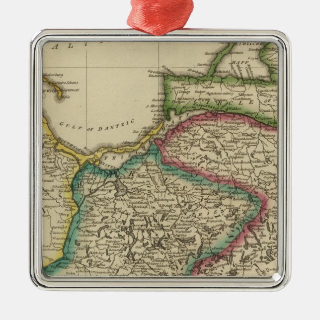 Ornamento De Metal Prússia (Frente)